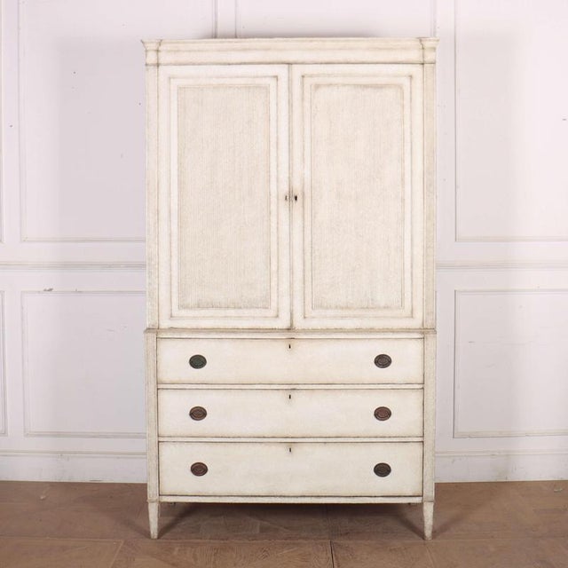 Vintage Scandinavian Linen Cupboard For Sale - Image 12 of 12