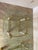 Copper 1990s Italian Horn Brass Coffee & End Tables Set with Heavy Glass Tops - Set of 3 For Sale - Image 8 of 13