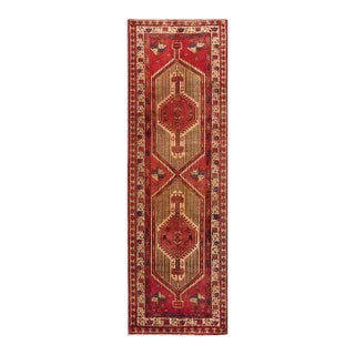 Pasargad Home Vintage Serab Camel Wool Area Rug, 3' 3'' X 10' 4'' For Sale