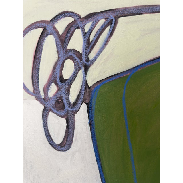 Paint Banana, Original Abstract Painting by Rebekah Andrade For Sale - Image 7 of 7