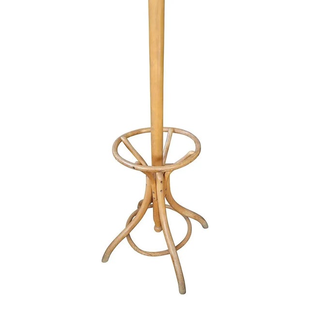 Beech Coat Hanger with Umbrella Stand, 1980s For Sale - Image 4 of 6