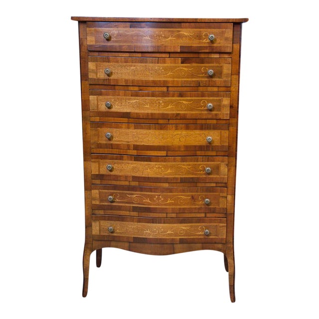 French MultiDrawer Lowboy Chest Chairish