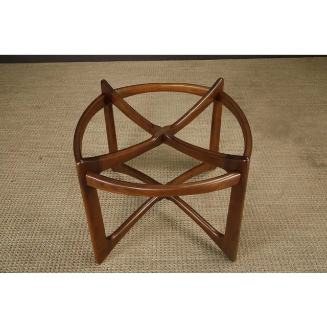 Brown Adrian Pearsall for Craft Associates 'Compass' Dining Table in Walnut, 1960s For Sale - Image 8 of 18