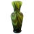 Mid-Century Modern A 1970s Carlo Moretti Space Age Green, Brown and Black Opaline Vase For Sale - Image 3 of 11