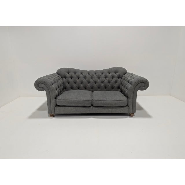Two-Seater Chesterfield Sofa For Sale - Image 14 of 15