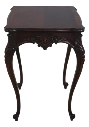 Flint & Horner Victorian Louis XV Mahogany Side Table