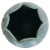 Weller Pottery Blue Art Vase daisy flower design maker stamped 6h x 8.5 diameter Preowned original vintage Refer to images