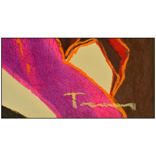 Mid-Century Modern Late 20th Century Dressed in Fuschia, Itzchak Tarkay For Sale - Image 3 of 4