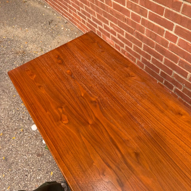 Brown Mid 20th Century Kipp Stewart for Drexel “Declaration” Walnut Mid Century Modern Lowboy Dresser For Sale - Image 8 of 12
