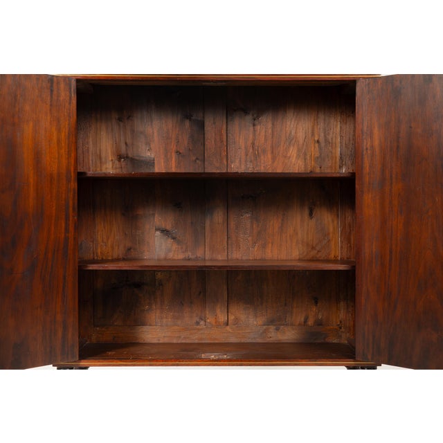 Brown Pair of English Regency Rosewood Bookcase Cabinets Att. John McLean C. 1820 For Sale - Image 8 of 18