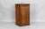 Mahogany slide/coin cabinet with inset brass carrying handle. Circa 1890.