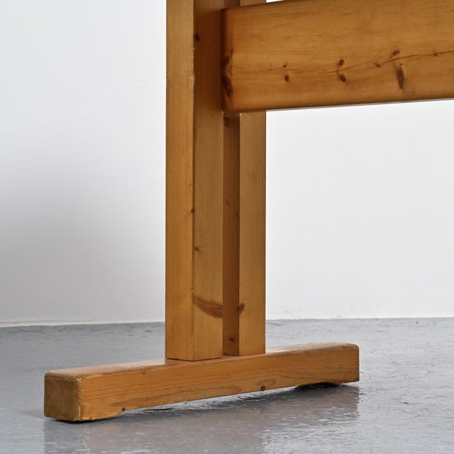 Pine Dining Table for Les Arcs, France, 1970s For Sale - Image 6 of 13