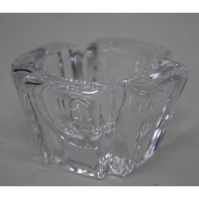 Orrefors Sweden Crystal Votive Candle Holder 1970 For Sale - Image 11 of 12