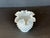 Glass Fenton Style Hobnail Milk Glass Ruffled Rim Vase For Sale - Image 7 of 10