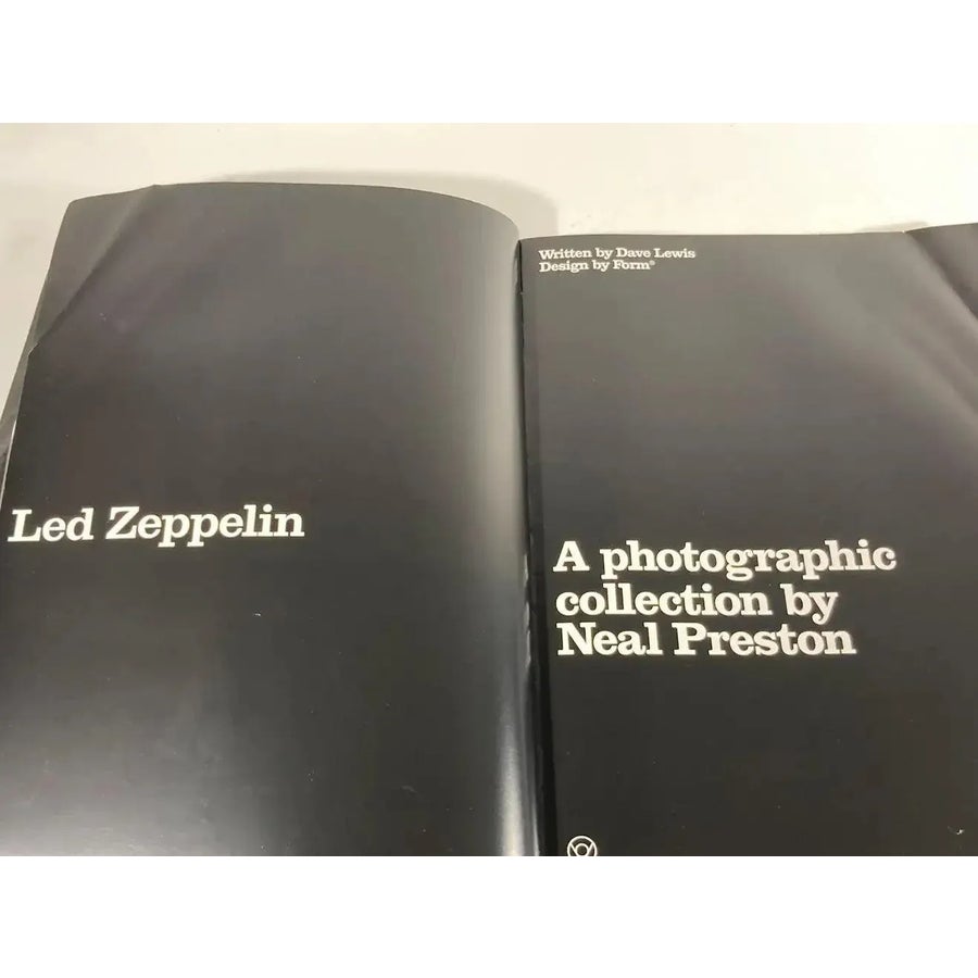 Led Zeppelin a Photographic Collection Book by Neal Preston | Chairish