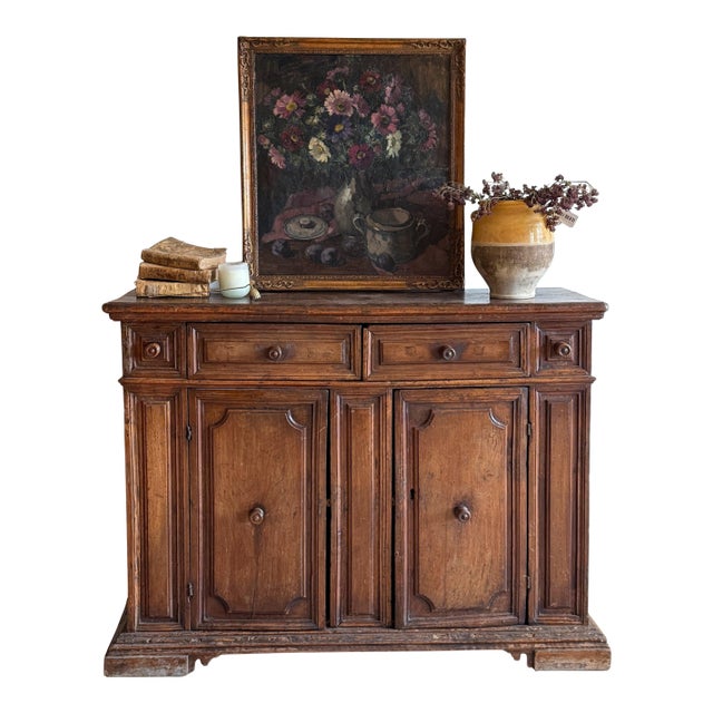 17th c. Walnut Italian Sideboard For Sale