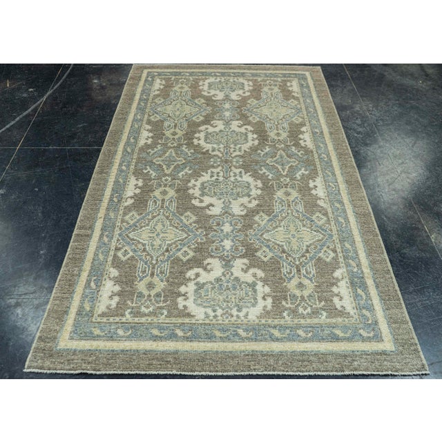 Early 21st Century Turkish Oushak Rug 4'x 7' #19335 For Sale - Image 5 of 8
