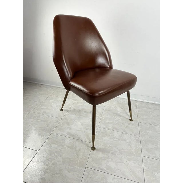 Metal Mid-Century Campanula Model Chair attributed to Carlo Pagani for Arflex, 1952 For Sale - Image 7 of 13