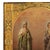 Antique 19th Century Russian Icon Egg Tempera Gilded St. Pelagia St. James For Sale - Image 4 of 12