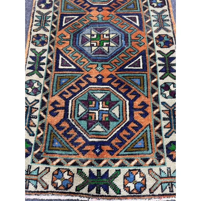 Contemporary Turkish Yastik Rug 1'11" x 3'6" For Sale - Image 3 of 5