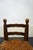 Low Fireplace Chair in French Wood, 1930s For Sale - Image 6 of 8