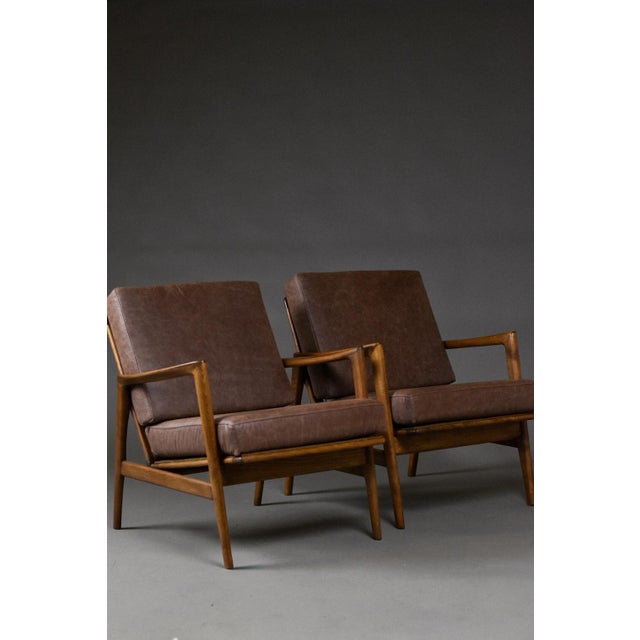 Stefan Armchairs from Swarzędzkie Fabryki Mebli, Poland, 1960s, Set of 2 For Sale - Image 4 of 13