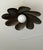 Metal Black Antique Brass Semi Flush Mount Light Fixture, Handmade Flower Ceiling Light For Sale - Image 7 of 18