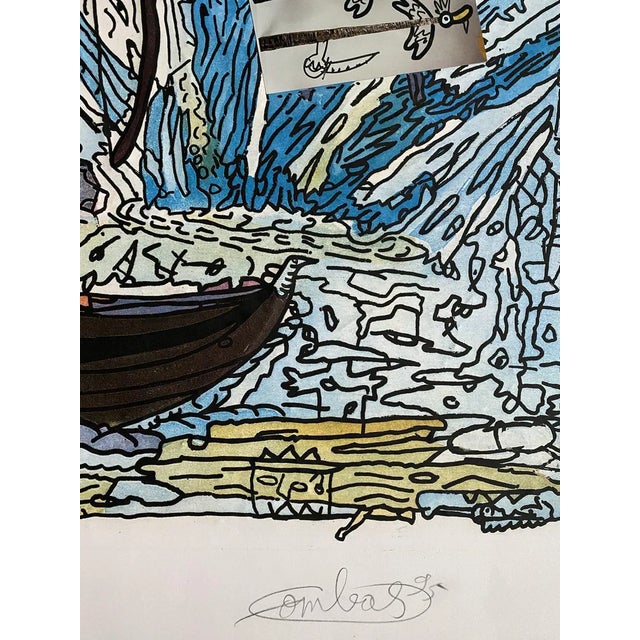 Contemporary Robert Combas, La Chasse Au Canard, Etching, 1995 For Sale - Image 3 of 9