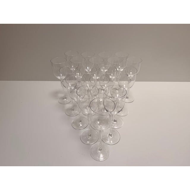 1990s Maitre Red Wine Glass Set from Rosenthal, 1990s, Set of 19 For Sale - Image 5 of 10