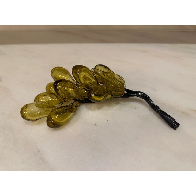 Mid 20th Century Small Cluster of Murano Glass Grapes For Sale In New York - Image 6 of 6