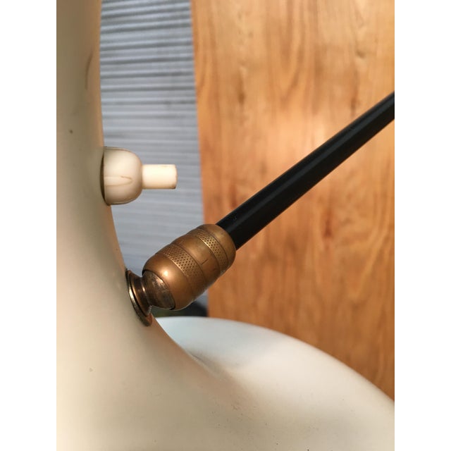 White Articulated Sconce by Lunel For Sale - Image 12 of 13