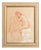 Ambrogio A. Alciati, Female Nude, Sanguine & Pastel on Paper For Sale