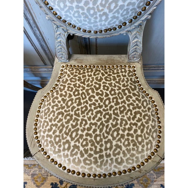 French Country Antique French Country Petite Side Chairs - a Pair For Sale - Image 3 of 7