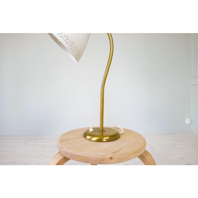1940s Mid-Century Swedish Adjustable Table Lamp from Böhlmarks, 1940s For Sale - Image 5 of 15