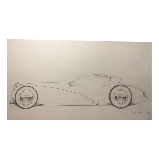 André Ferrand, Grand Coupé 1, 1998, Pencil & Ink For Sale