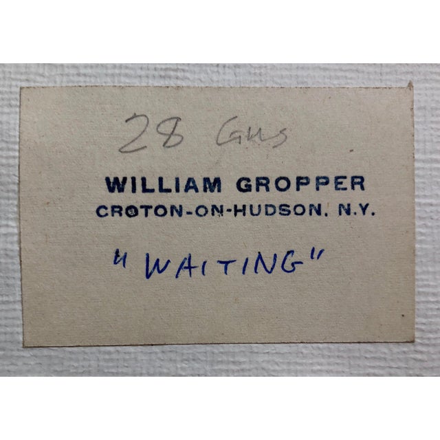 William Gropper William Gropper, Charcoal Drawing "Waiting" Pensive Woman Americana WPA Artist For Sale - Image 4 of 6