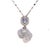 2020s Oval Sapphire, Diamond and South Sea Pearl Platinum Pendant Necklace - Fei Liu For Sale - Image 5 of 8