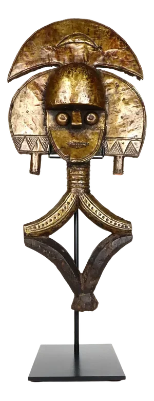 Kota Obamba Reliquary Statue, Gabon, 1960s