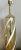Metal Vintage Murano Swirled Glass Table Lamp For Sale - Image 7 of 16