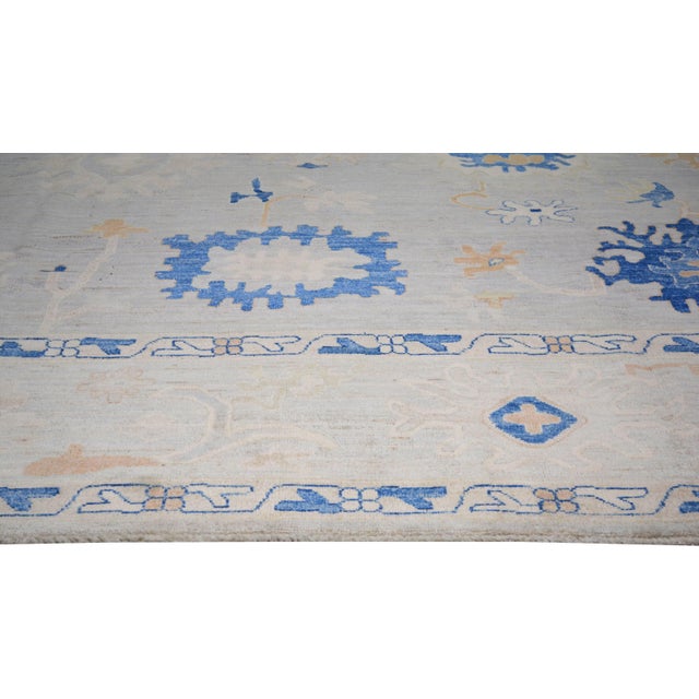 Moroccan 1960s Modern Moroccan Hand Knotted Wool Rug, 6'1"x9'11" For Sale - Image 3 of 6