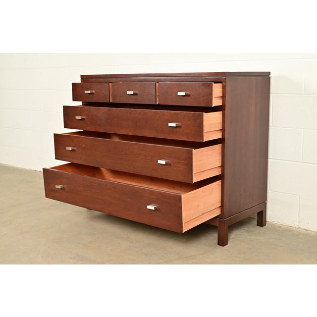 Stickley Modern Arts & Crafts Shaker Cherry Wood Six-Drawer Dresser or Chest of Drawers For Sale In South Bend - Image 6 of 17