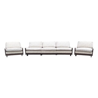 No. 920 Lounge Chairs and Modular Sofa by Afra and Tobia Scarpa for Cassina, 1960s, Set of 5 For Sale