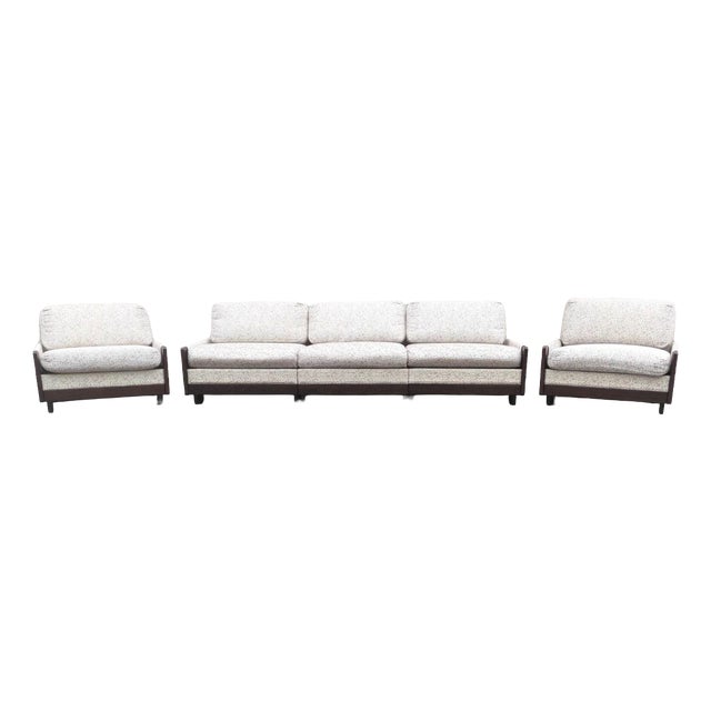 No. 920 Lounge Chairs and Modular Sofa by Afra and Tobia Scarpa for Cassina, 1960s, Set of 5 For Sale
