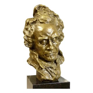 Unknown, Beethoven Bust, Gilt Bronze For Sale