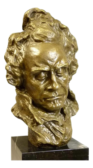 Unknown, Beethoven Bust, Gilt Bronze