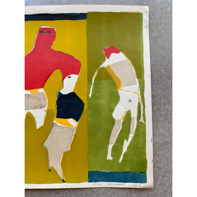 Paper 1963 Belle Osipow Signed Serigraph "Foot Featly Here and There" Immaculate Heart College Sister Magdalen Mary Pop Art For Sale - Image 7 of 13