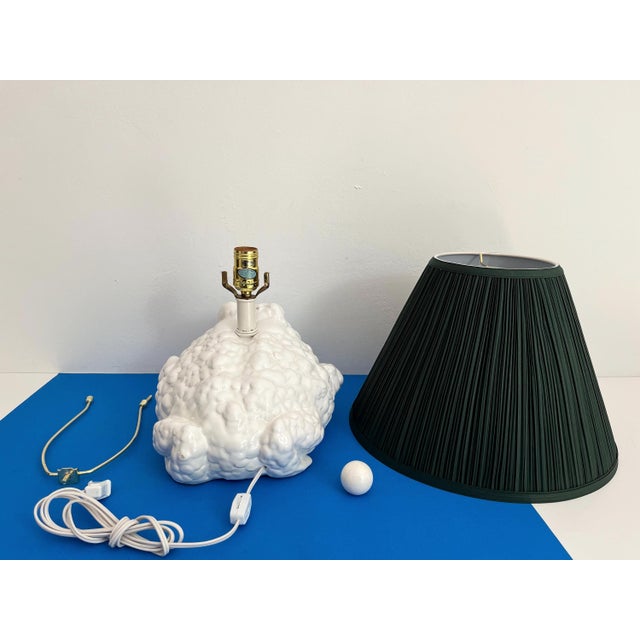 1960s Italian Toad Lamp & Shade For Sale - Image 17 of 18
