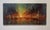 This oil painting captures a bustling scene of Central Park West, evoking the vibrant energy of New York City at dusk. The...