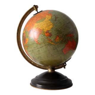 Replogle Illuminated Globe Circa 1949 For Sale