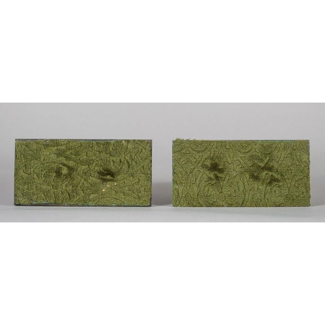 Bronze Antique English Egyptian Revival Candlesticks - a Pair For Sale - Image 8 of 9